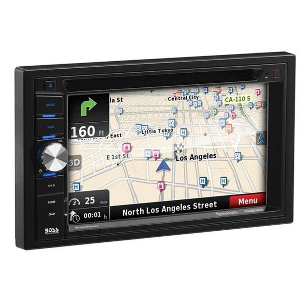 Boss Audio Boss Audio Systems BV9384NV Double-Din 6.2 in. Touchscreen Dvd Player Receiver Gps Navigation; Bluetooth; Wireless Remote BV9384NV